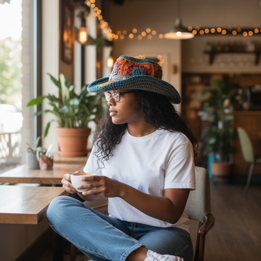 Not Annie’s Cowboy  Crochet Hat